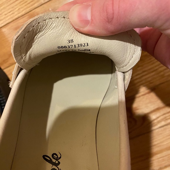 Free People Cream Lyra Lug Sole loafers - Picture 5 of 5